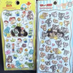 トムとジェリー トイストーリー 2枚 シール ステッカー