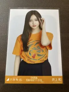 乃木坂46 生写真 真夏の全国ツアー2024 大阪 ライブTシャツ 井上和
