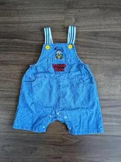 futafuta♥︎⁡美品 ドナルド デニム サロペット ロンパース 80cm