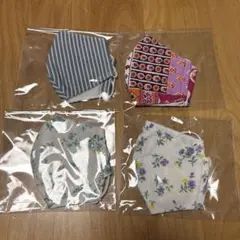 子供用　布マスク 4枚セットのサムネイル