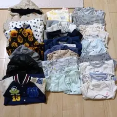 ベビー キッズ服 60〜70cm まとめ売り ２６点＆靴１足