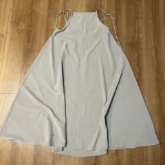 SENSE OF PLACE キャミワンピース グレーブラウン　体型カバー