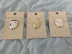 ちいかわ　メタルブローチ　3点セット