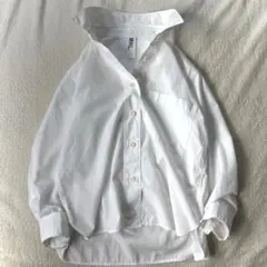 美品 MHL マーガレットハウエル ブラウス シャツ 長袖 サイズ1 ホワイトのサムネイル