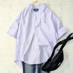Ralph Lauren ラルフローレン ボタンダウンストライプシャツ LL