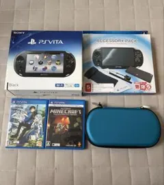 PSVita ブラック PCH-2000 ZA11 Wi-Fi 本体＋ソフト