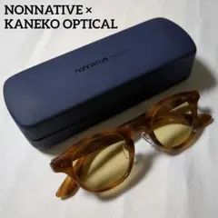 しな　極美品 NONNATIVE KANEKO OPTICAL 金子眼鏡 nonnative × KANEKO OPTICAL 金子眼鏡サングラス眼鏡