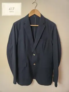 美品✨エディフィス EDIFICE◇スーツセットアップ シアサッカー 春夏 44 EDIFICE エディフィス スーツ セットアップ