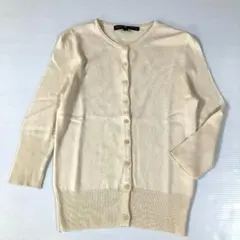 Ralph Lauren クリーム色 カーディガン M