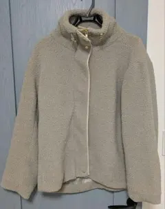 【早い者勝ち❣】サマンサモスモス　スタンドカラーボアジャケット　ライトベージュ