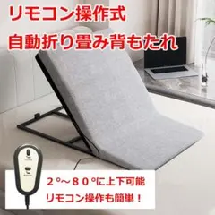 後付け電動リクライニングマットレス シングルサイズ（75x190cm）ガードあり 後付け電動リクライニングマットレス シングルサイズ（75x190cm