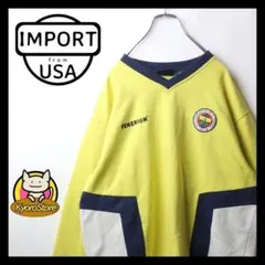 【E003】USA輸入 プルオーバー スウェット ワンポイント 刺繍ロゴ