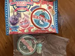 サンリオ ミルクキャップシアーチャーム(ハンギョドン)お菓子は付きません。