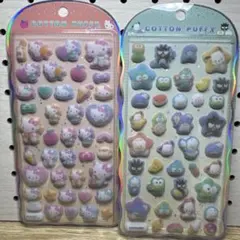 I*A様 N49❤️国内正規品 ハローキティ はぴだんぶい コットンパフィシール