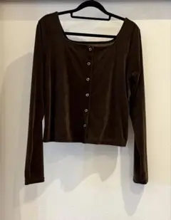 【今月迄の出品】Runa 3wayベロアトップス LLのサムネイル