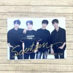 SEVENTEEN パフォチ トレカ エッジコン セブチ ブラック
