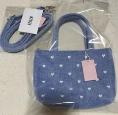 LOVERARY BY FEILER ラブラリー ハート　トートバッグ