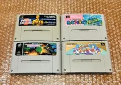 【SFCソフト4本セット・Nintendo Super Famicom】jag
