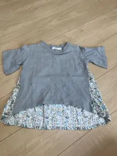 pairmanon キッズ Tシャツ 花柄　青　90cmのサムネイル