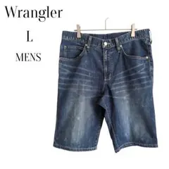 【Wrangler】ラングラー デニム ショートパンツ ハーフパンツ L メンズ