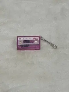 マイメロディ カセット型キーホルダー ピンク