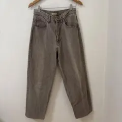 AURALEE HARD TWIST FADED BROWN DENIM 5Pのサムネイル