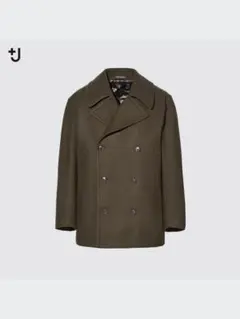 ユニクロ +J ウールブレンドオーバーサイズピーコート