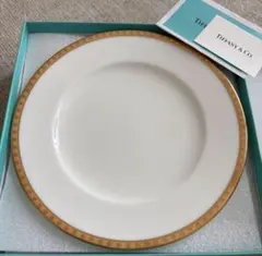 Tiffany & Co. Gold Band プレート 皿　2枚セットのサムネイル