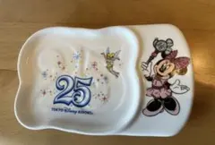 東京ディズニーランド　ディズニーリゾート★25周年★スーベニアプレート★ミニー