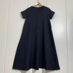 mizuiro ind Aラインハーフスリーブワンピース フレア