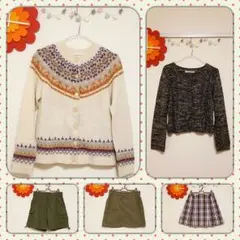 B.L.U.E.＆ehka sopo 5点セット+ショッパー 秋服 冬服