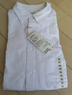 無印　半袖　М　新品　ボタンダウンシャツ