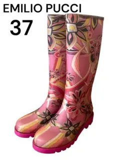 EMILIO PUCCI エミリオプッチ　レインブーツ　ピンク　37