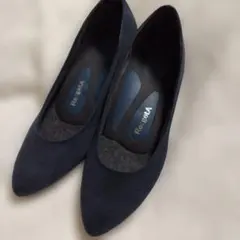 Re:getA ネイビー パンプス