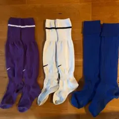 値下げ！NIKEサッカーソックス3セット　ジュニア　フットサル