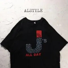 ALSTYLE Tシャツ J’s ALL DAY ブラック