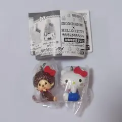 【匿名配送】モンチッチ✕ハローキティめじるしアクセサリー