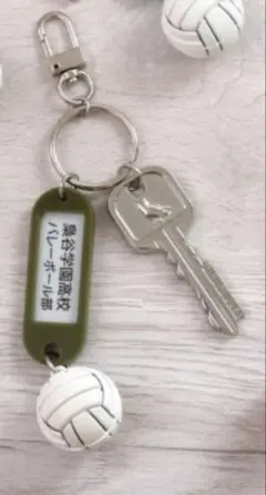 ハイキュー　トレーディング高校名付き　鍵チャームキーホルダー　梟谷学園高校