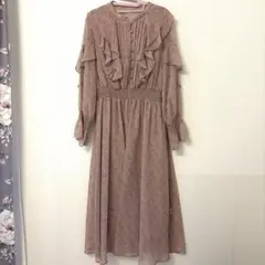 極美品】STRAWBERRY-FIELDS レース プリーツロングワンピース - メルカリ