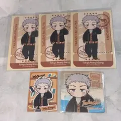 東京リベンジャーズ　江の島　特典コースター　縁日ステッカー　カード　三ツ谷隆