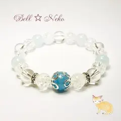 パワーストーンブレスレット　アクアマリン（海のカケラ）