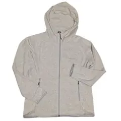 モンベル クリマプラス100 フリース パーカ M アイスグレー系 アウトドア