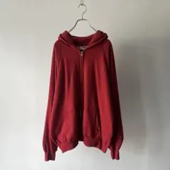 60s 70s 80s 90sジップパーカー 裏サーマル　ダブルフェイス