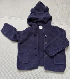 GAP フード付きニットカーディガン 12-18ヶ月