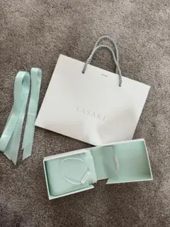 TASAKI ショップ袋 箱 リボン セットのサムネイル