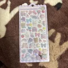 ふわふわドロップシール ボンボンドロップシール フロッキー シール帳 クーリア