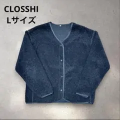 一度使用　CLOSSHIクロッシー　ボアジャケット　L ブラック
