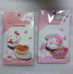 ハローキティ　マイメロディ　マットヘアクリップ