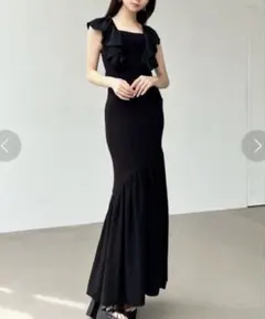 RESEXXY ラッフルニットマーメイドワンピース