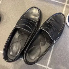 HARUTA ブラック ローファー 24cm